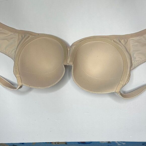 Soma tan floral lace stunning support full coverage bra 36DD - Picture 4 of 7